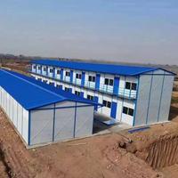 Maison préfabriquée écologique et respirante en tôle profilée en acier coloré, construction résidentielle facile à assembler