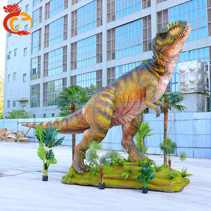 My dinosaur world china garden decorativo realistico a grandezza naturale raptor dinosaur statue simulazione dinosaur replica in vendita - Product Image 5