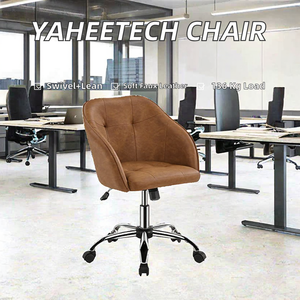 Ergonomic Faux Leather Office <b>Desk</b> Chair with Adjustable Height, Reclining Backrest, 360° Swivel Wheels, <b>Padded</b> Seat for office - Product Image 2