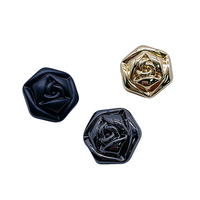 Bouton de blazer en laiton doré gaufré, bouton-pression uni à coudre pour costume ou manteau pour homme, boutons de manteau en métal doré pour la couture