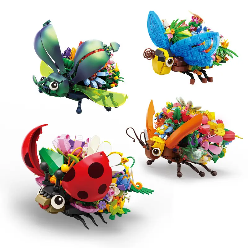 2024 nuevo Kaiyu 81118 Diy colección creativa de insectos tema ladrillo pequeño Mini insectos bloques de construcción