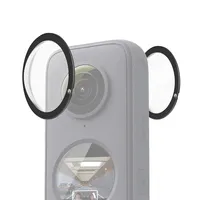 Couverture de caméra en plastique adhésif, étanche, résistante aux chocs, durable, protège-objets d'optique collants pour accessoires Insta 360 ONE X2