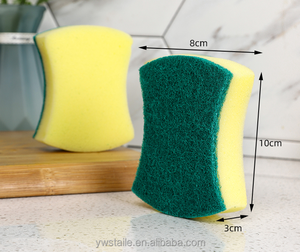 Nhiệm vụ nặng nề bán buôn miếng bọt biển cọ rửa Pad rửa chén mật độ cao bọt biển hộ gia đình <span class=keywords><strong>Sponge</strong></span> Scrubber - Product Image 3