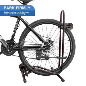 Support de sol pour vélo de montagne, rangement intérieur/extérieur pour 20-29 pouces, garage/maison - Product Image 5