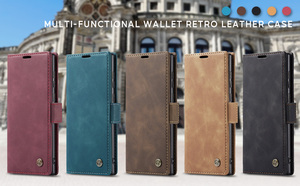 เคสโทรศัพท์มือถือ CaseMe Retro PU รุ่นดั้งเดิม สำหรับ <span class=keywords><strong>Samsung</strong></span> S25 Ultra S24 S23 S22 S21 Fe S20 S10 S9 และซีรีส์ <span class=keywords><strong>Samsung</strong></span> S50 Ultra - Product Image 6