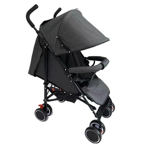 Cochecito de bebé ligero y compacto con paraguas, ideal para viajar, con plegado compacto y reclinación multiposición. - Product Image 6