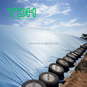 Bâche d'ensilage en moulage par soufflage résistante aux UV noire/blanche, super résistante, couverture de stockage <span class=keywords><strong>agricole</strong></span> pour les agriculteurs, matériau PE 100% vierge - Product Image 1