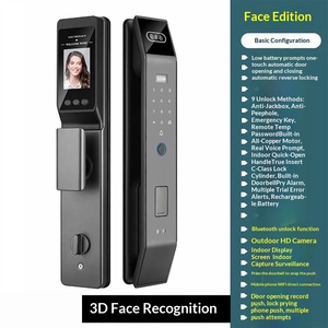 Cerradura Inteligente de Seguridad para Puerta con Reconocimiento Facial, Huella Dactilar y Contraseña, Control por Teléfono Móvil, Origen China, Fábrica Transfronteriza - Product Image 5