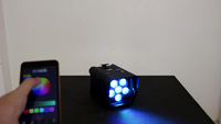 Projecteur LED PAR 6*10W avec télécommande, éclairage de scène DJ personnalisé, projecteurs LED PAR 20W