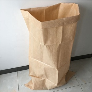 Maíz o a la alimentación animal embalaje 50 kg beige bolsa tejida pp de polipropileno saco tejido exportación a Libia - Product Image 2
