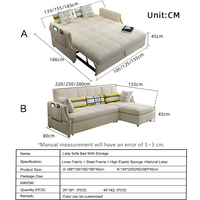Canapé-lit coulissant OEM ODM pour hôtel, villa, bureau, projet commercial, sur mesure, en gros, directement de l'usine, canapé-lit en forme de L avec rangement