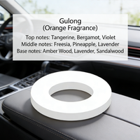 Diffuseur de parfum en métal pour voiture, ornement en forme d'OVNI, parfum solide universel, décoration intérieure de tableau de bord, cadeau créatif en gros