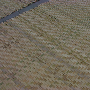 Bamboo Strip Mats Machine Woven For Construction Sites Raw Material Yellow Color ZTX 01 Industrial Use Building Materials - Product Image 2