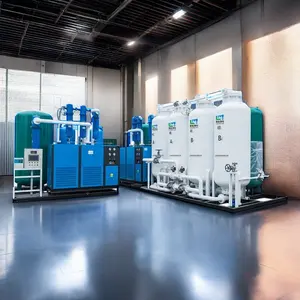 Generator oksigen komersial sistem penghasil oksigen bekas produksi kaca