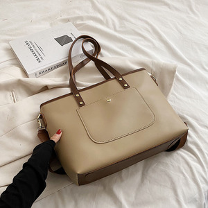 Luxury Ladies Leather Handbag Single Strap <b>Zip</b> Large Capacity Fashionable Women's Shoulder <b>Tote</b> Messenger Bag Tanjing - Product Image 4