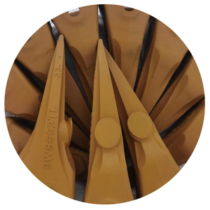 Esportazione in fabbrica di macchinari da costruzione durevoli accessori per escavatore in acciaio fusione benna denti adatti per la frantumazione di roccia mineraria - Product Image 3