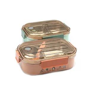 Boîte à lunch à double compartiment Shogole empilable et facile à transporter pour voyage pique-nique ou camping boîte à lunch
