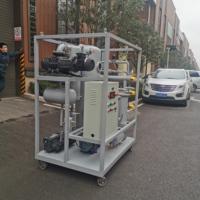 Transformateur à double étage pour le recyclage de l'huile Purificateur d'huile usagée Centrifugeuse