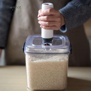 Thankhot Tùy Chỉnh Chất Lượng Cao Bpa Miễn Phí Nhựa Trong Suốt Gạo Dispenser Thực Phẩm Container Cho Bột Và Đường Lưu Trữ Nhà Bếp - Product Image 5