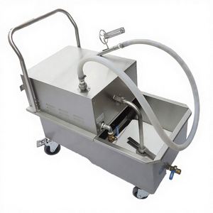 Foodspark LY-55 Electric 220V Metal 48L KFC Deep Frying Oil Filter Machine Recycle Oil Filter Press Commercial Cooking Oil - Product Image 2