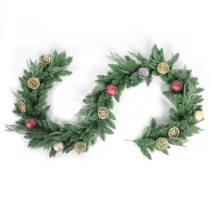 Décorations de Noël en rotin de 2,7 m, ornements suspendus pour porte, décoration de centre commercial, modèle <span class=keywords><strong>GP24</strong></span>, fabricant pour - Product Image 6