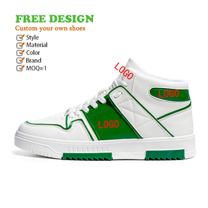 Chaussures de Skateboard en cuir pour hommes, chaussures de <span class=keywords><strong>basket</strong></span>-ball, de marque célèbre, de styliste, de fabricant personnalisé, <span class=keywords><strong>2023</strong></span> - Product Image 2