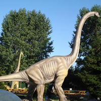 Modèle de dinosaure animatronique réaliste simulé, Triceratops géant pour parc d'aventure en plein air