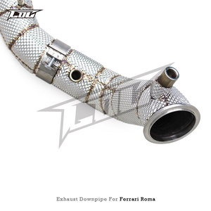 Tuberías de <span class=keywords><strong>Escape</strong></span> de Flujo <span class=keywords><strong>Libre</strong></span> de Acero Inoxidable Boska para Ferrari Roma V8 3.9T 2020+ Street Car con Sistema de <span class=keywords><strong>Escape</strong></span> con Protección Térmica - Product Image 2