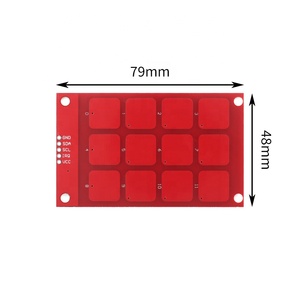 แผงแป้นปุ่มกดระบบสัมผัสแบบคาปาซิทีฟ MPR121โมดูลเซ็นเซอร์พร้อมอินเทอร์เฟซ I2C และ<span class=keywords><strong>12</strong></span>ปุ่ม MPR121ปุ่มกดสำหรับ <span class=keywords><strong>Arduino</strong></span> - Product Image 5