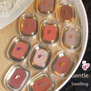 Palette de fards à paupières minéraux rose fumé à faible saturation, effet scintillant, couleurs nudes délicates et transparentes pour les tons de peau clairs et foncés, marque privée - Product Image 1