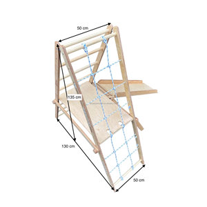 Montessori leo núi, gỗ leo thang, đẹp trong nhà gỗ leo núi hoàn hảo cho trẻ em Montessori sân chơi bằng gỗ - Product Image 6