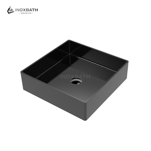<span class=keywords><strong>Lavabo</strong></span> simple nordique en acier inoxydable SUS304, vasque <span class=keywords><strong>de</strong></span> <span class=keywords><strong>salle</strong></span> <span class=keywords><strong>de</strong></span> <span class=keywords><strong>bain</strong></span> à poser, <span class=keywords><strong>lavabo</strong></span> rectangulaire à cuve unique en acier inoxydable - Product Image 3