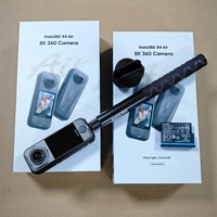 Caméra 360° Insta360 X4 Air 8K, ultra-légère (165g), avec perche à selfie invisible, pour l'immobilier, le tourisme et le tournage, fournisseur B2B