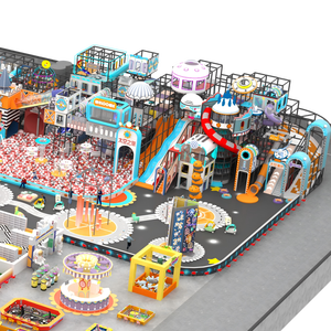 Aoleao - Parque Infantil Interior Grande para Niños, Ninja + Aventura en Altura + Juegos Blandos + Ciudad Simulada, Capacidad para 1000 Personas - Product Image 1
