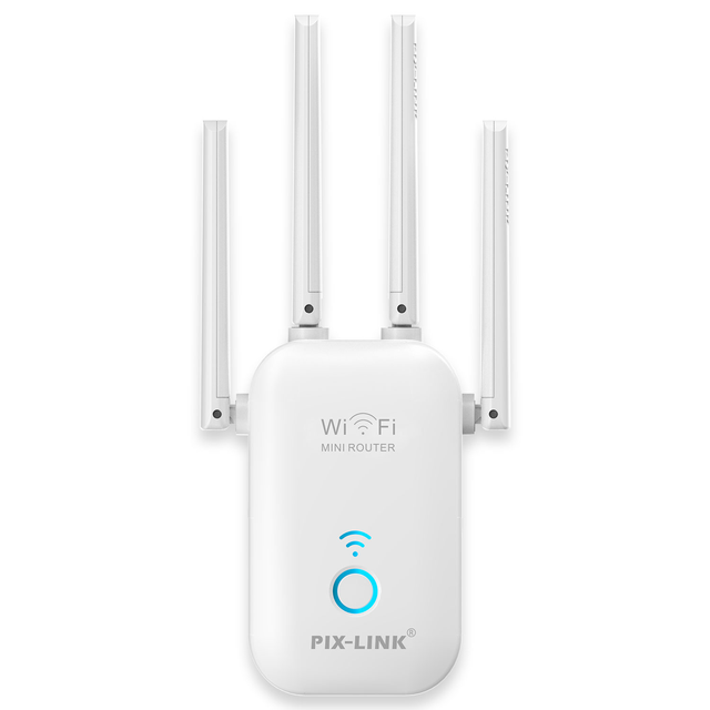 PIX-LINK AC27Q WiFi Signal Booster Repeater Wireless Network Amplifier Signal Extender WiFi Repeater