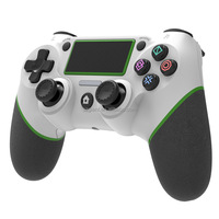 Manette Sans Fil Avec Pavé Tactile pour PS4, Nouveau Gamepad BT pour Console PS4, Joystick avec Lumière LED et Prise Casque