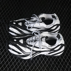 Zapatillas Deportivas de Lujo en Blanco y Negro, Calzado Casual de Diseñador, Ligero, Transpirable, Cómodo y a la Moda - Product Image 1