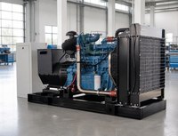Groupe électrogène diesel avec moteur Weichai/Yuchai/Shangchai, ATS, châssis ouvert, 150kW 200kW 300kW, démarrage électrique 24V DC, 50/60Hz