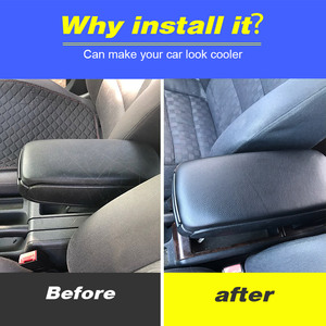 Vtear para <span class=keywords><strong>Audi</strong></span> <span class=keywords><strong>A4</strong></span> B6 B7, Cubierta de la Consola Central, Reposabrazos de Cuero, Accesorios para Automóviles, Estilo de Automóvil, 8E0864245E, <span class=keywords><strong>2002</strong></span>-2007 - Product Image 2