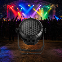 Projecteur LED matriciel 3W RGBW Slim Par 54 pièces, IP65, contrôle sonore, CRI 95 élevé, dimmable, pour KTV, mariages, studios de danse
