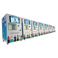 Station de recharge de liquide pour cartes de crédit, paiement sans contact, 10 ml, distributeur de détergent, écran tactile