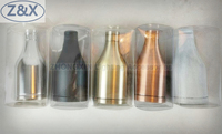 Vente en gros ZX E26/E27 Douille d'ampoule en laiton Edison Lustre Suspension Cristal avec vis Style certifié ENEC
