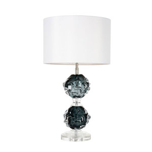 Promotieprijs Moderne Indoor Woonkamer Slaapkamer Decoratieve Handgemaakte Donkergroene Gecouloured Glazuurglas Tafellamp - Product Image 2