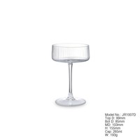 Verre moderne réutilisable et étanche pour restaurants, desserts, milkshakes, glaces - Verre transparent