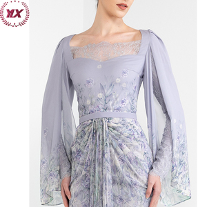 Kebaya musulmane élégante en gros pour femmes – Mode moderne Baju Kurung Malaisie en polyester – Ensembles décontractés modernes pour adultes - Product Image 6