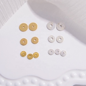 YSS092 Accessoires <span class=keywords><strong>de</strong></span> bracelet <span class=keywords><strong>Perles</strong></span> intercalaires rondes plaquées or 18 carats en argent sterling 925 <span class=keywords><strong>pour</strong></span> la fabrication <span class=keywords><strong>de</strong></span> <span class=keywords><strong>bijoux</strong></span> <span class=keywords><strong>Fournisseur</strong></span> - Product Image 1
