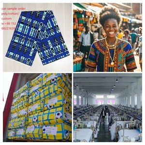 Bán Chạy Nhất Phi Chitenge Sáp In Sợi Nhỏ Vải Ngà Bờ Biển Lấy Cảm hứng Phù Hợp Với Đám Cưới Túi Hàng May Mặc Cho Áo Sơ Mi Quần Áo - Product Image 1