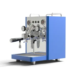 Ristorante Semi Auto Espresso Cappuccino macchina da caffè grande capacità Espresso commerciale caffettiera