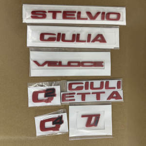 Autocollants de voiture Q2 Q4 GIULIA GIULIETTA STELVIO VELOCE Ti Badge Emblem pour <span class=keywords><strong>Alfa</strong></span> <span class=keywords><strong>Romeo</strong></span>, logo d'accessoires pour le coffre arrière - Product Image 3