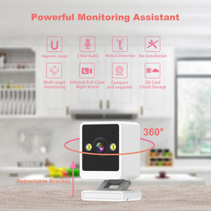 1080P WIFI máy ảnh nhà vợ an ninh máy ảnh từ khung tự động theo dõi wifi trong nhà máy ảnh - Product Image 2